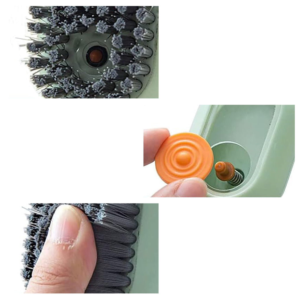 Multifunctional Shoe Brush With Liquid Box