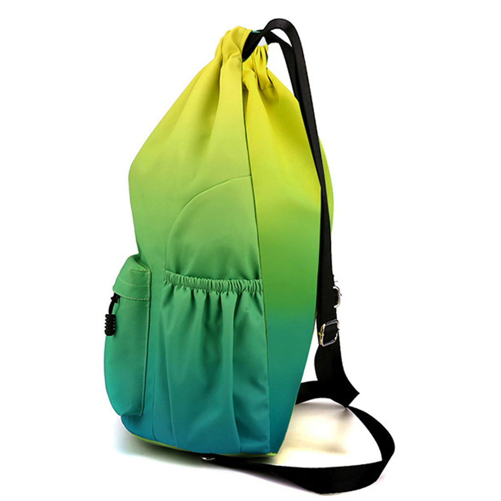 Large Capacity Gradient Drawstring Backpack Bag