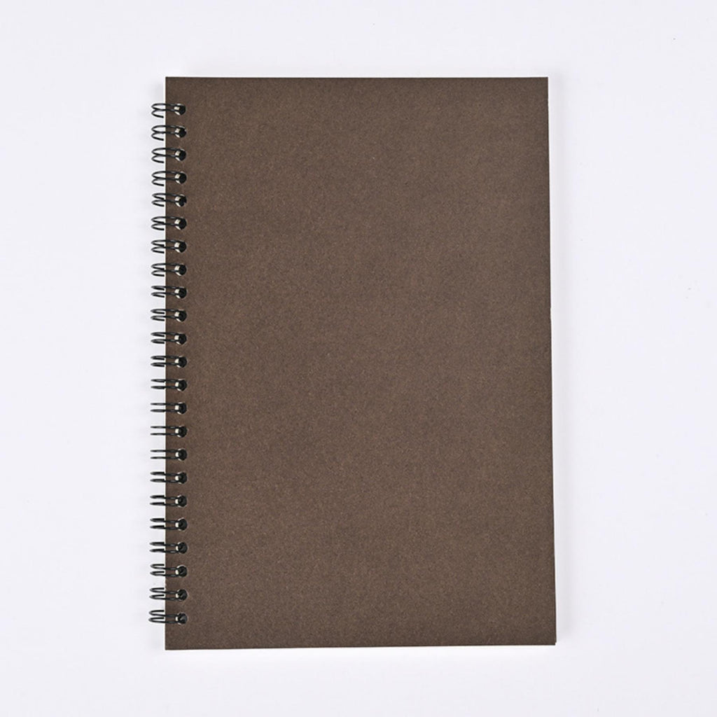 A5 Eco Kraft Cover Spiral Notebook