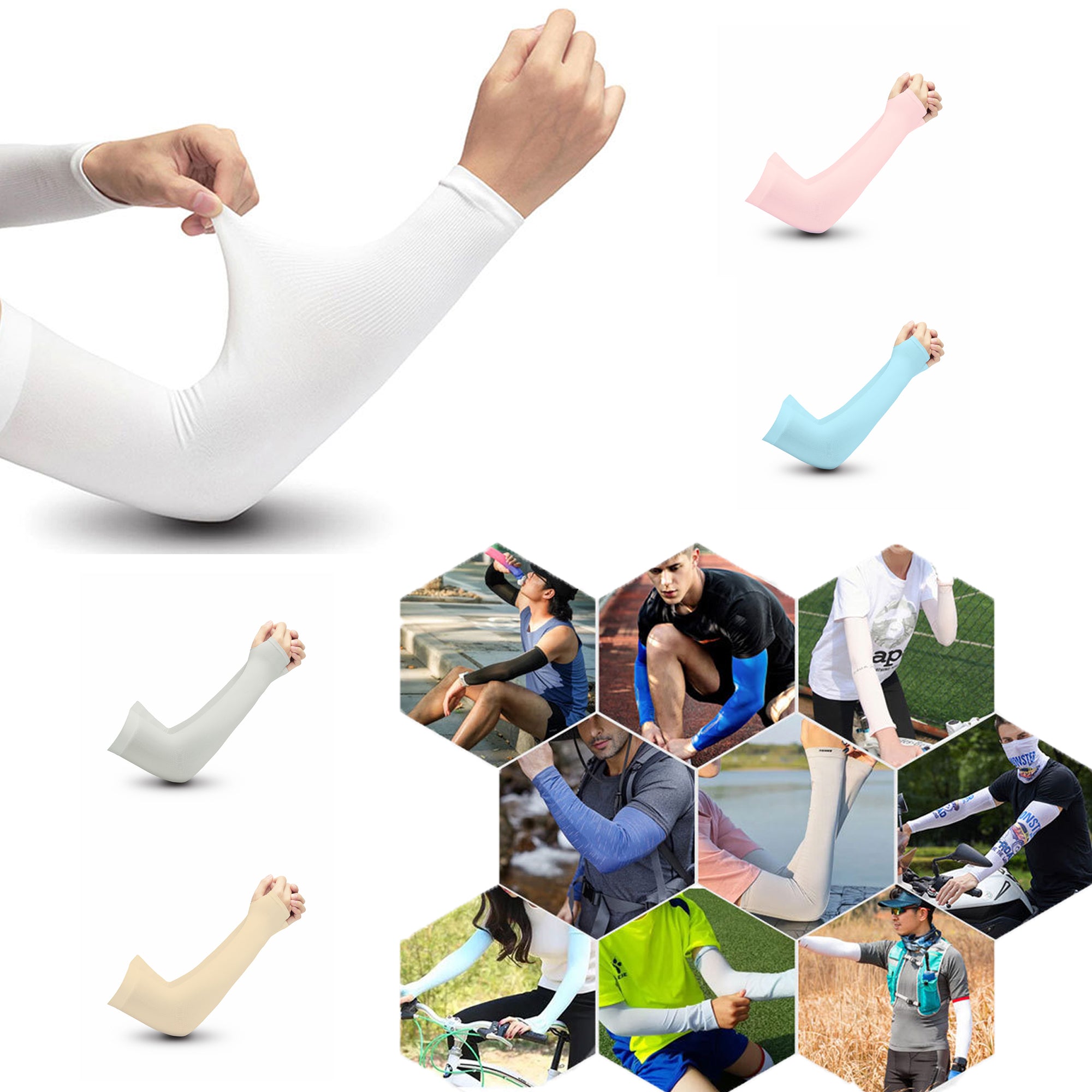 Sun Protection Cooling Arm Sleeves