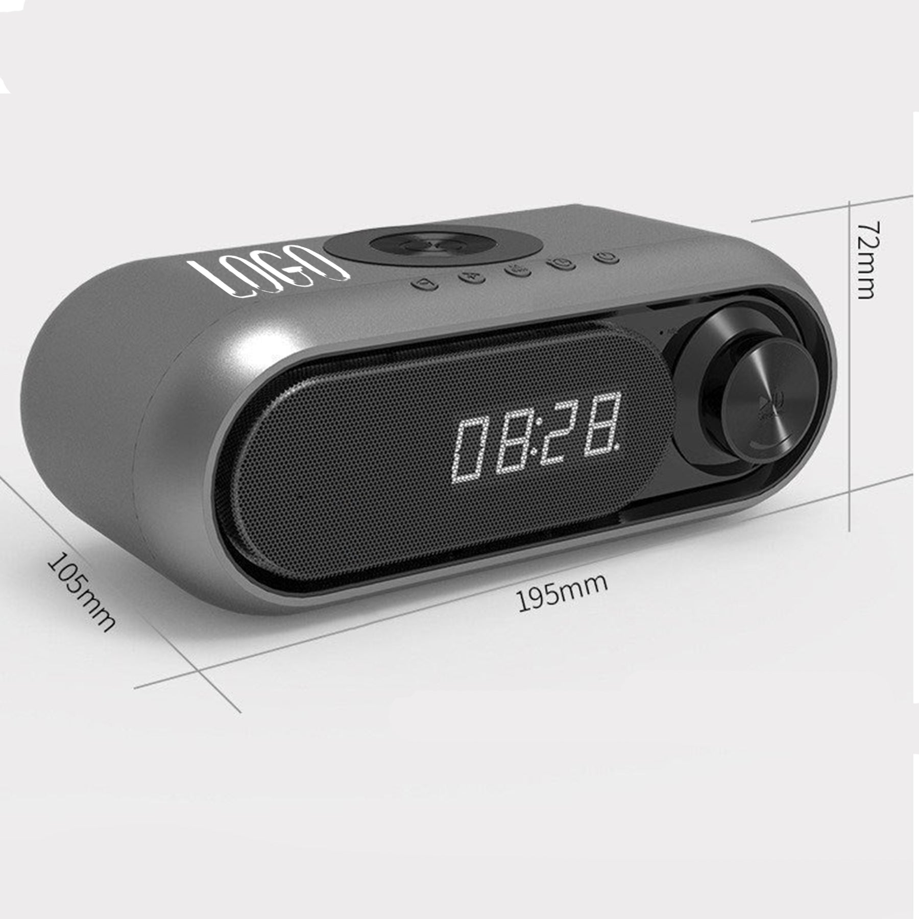 Multi-in-one Wireless Charger Bass Bluetooth Speaker