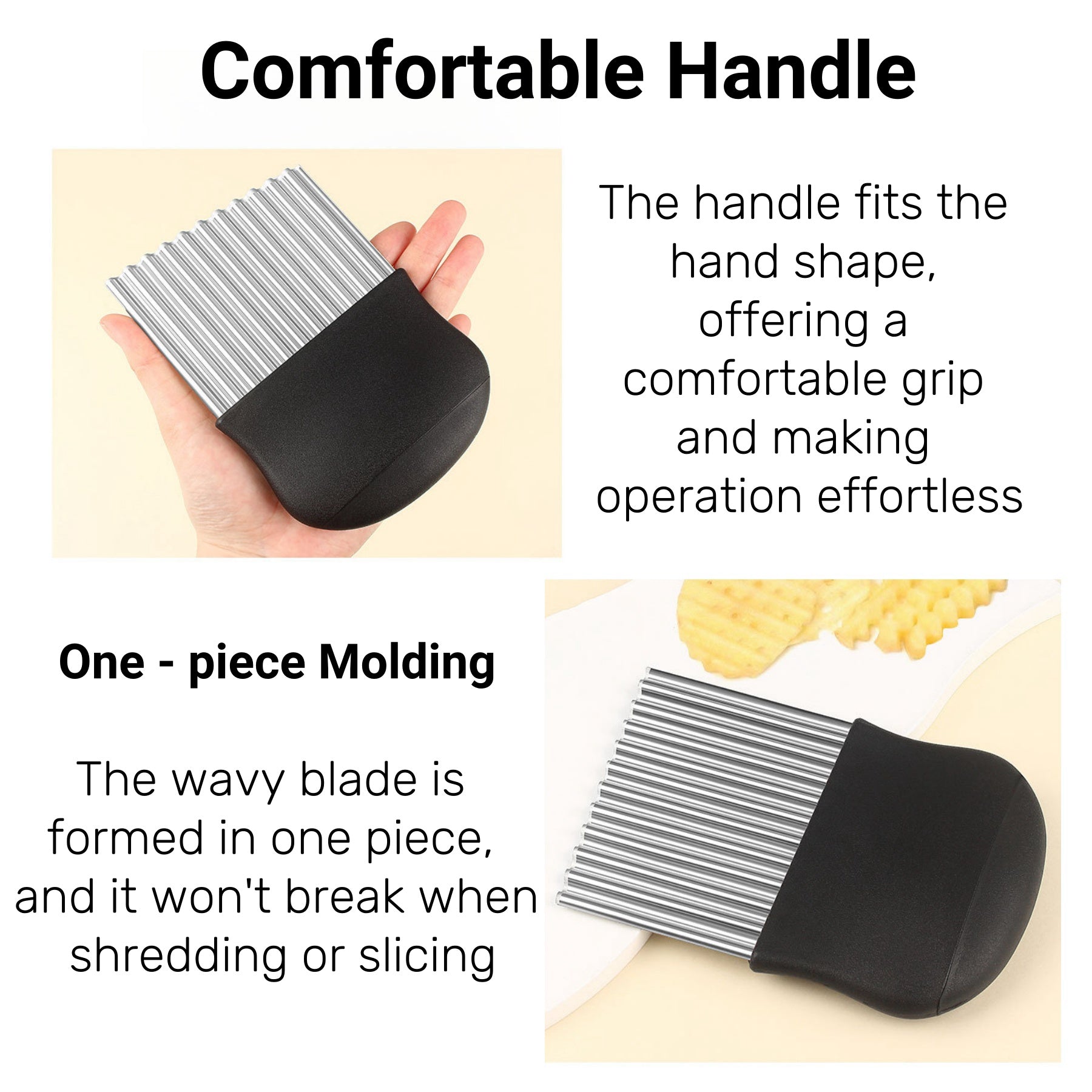 Crinkle Cutter For Potato Veggies