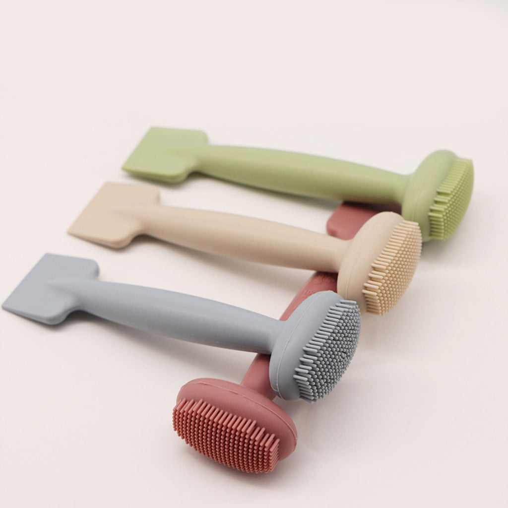 Dual - Head Silicone Facial Mask Brush