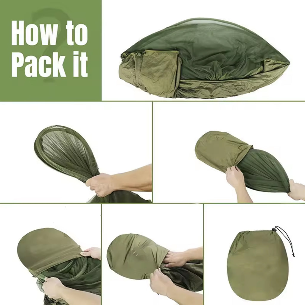Portable Camping Hammock With Mosquito Net