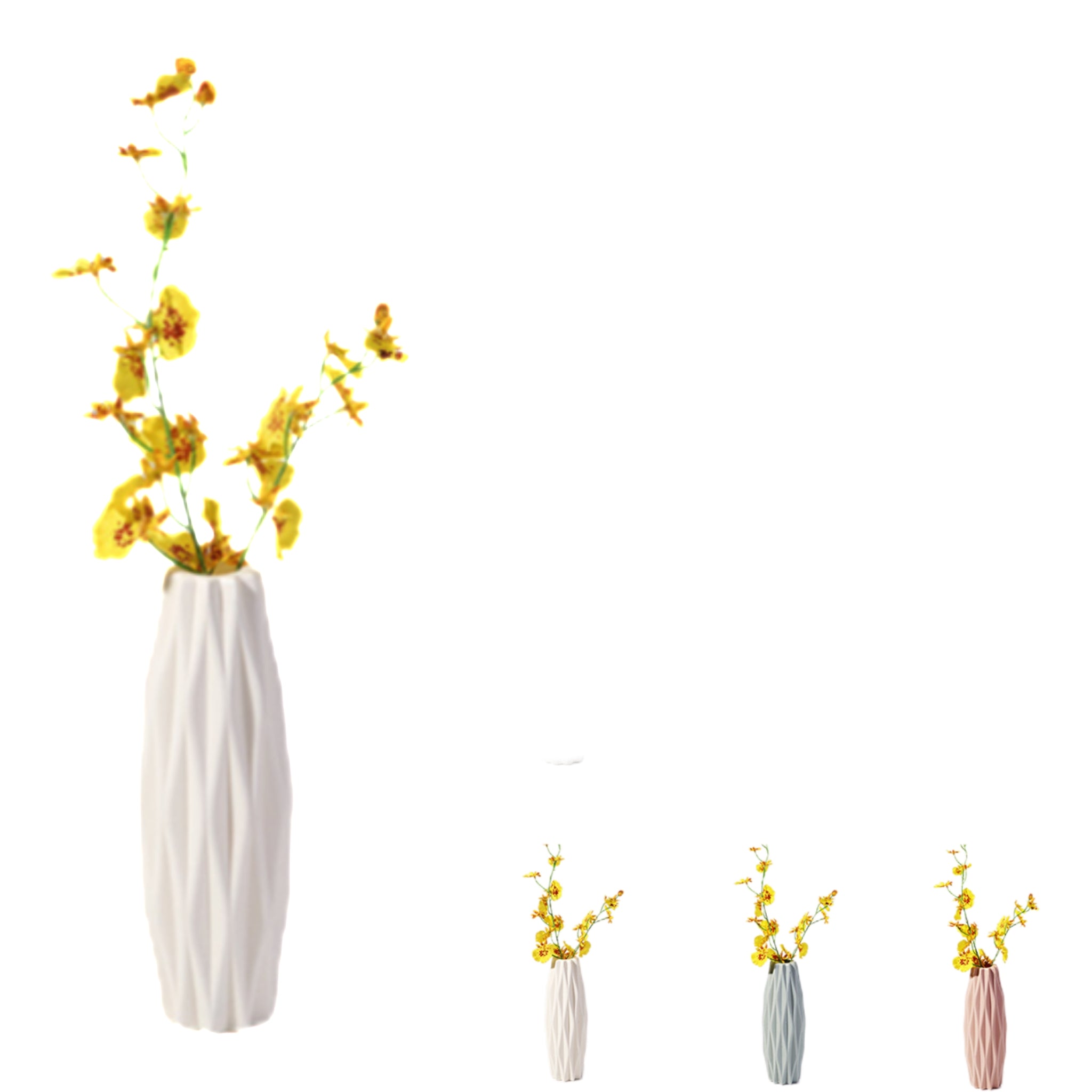 Domestic Unbreakable Plastic Vase for Home Decoration