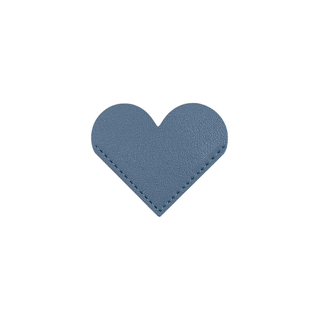 Leather Heart-Shaped Bookmark-Elegant Page Marker