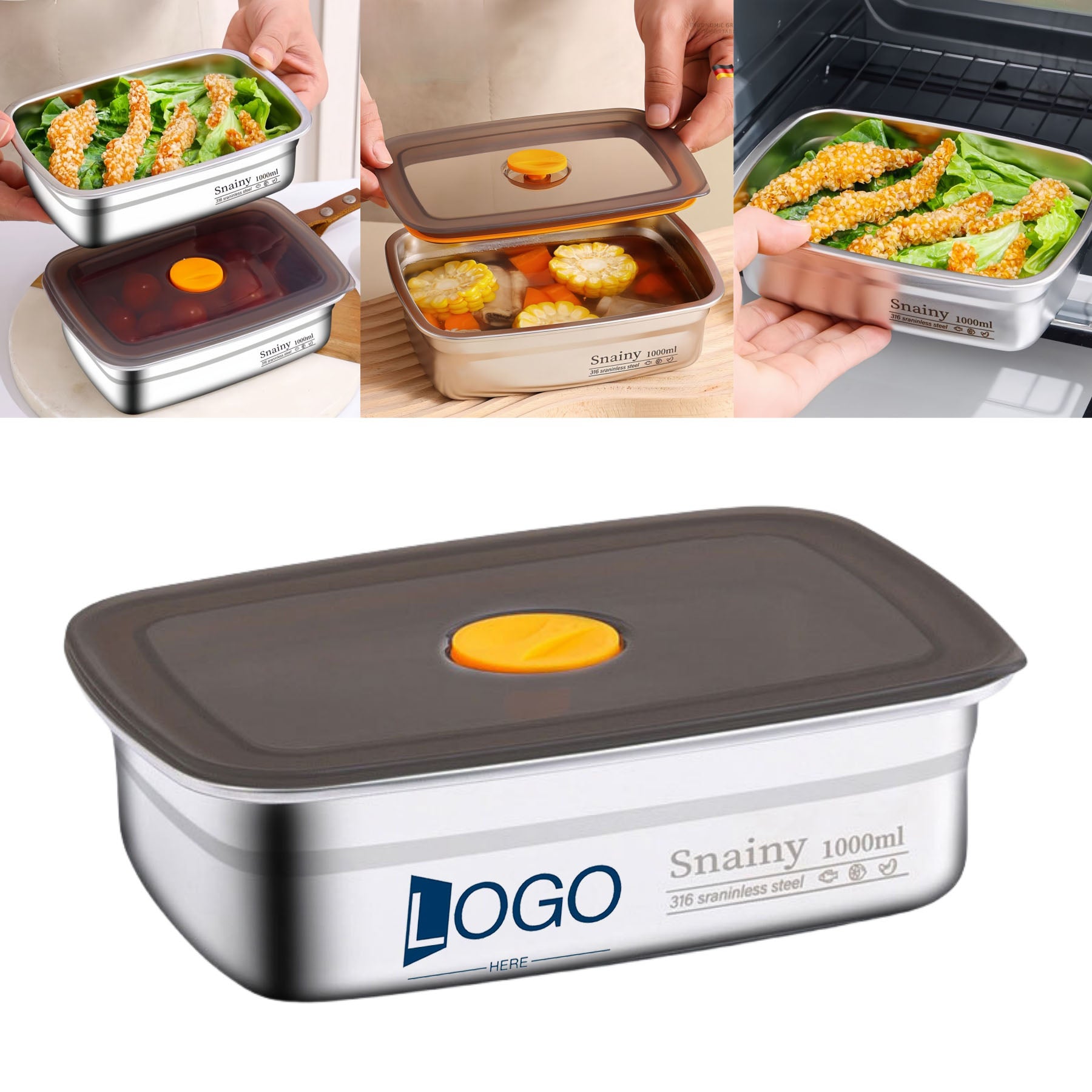 Stainless Steel Food Storage Container