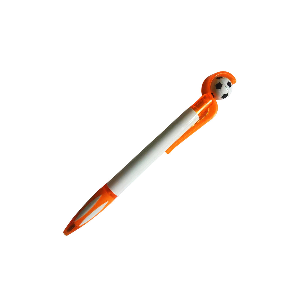 Plastic Spinning Soccer Ball Click Pen