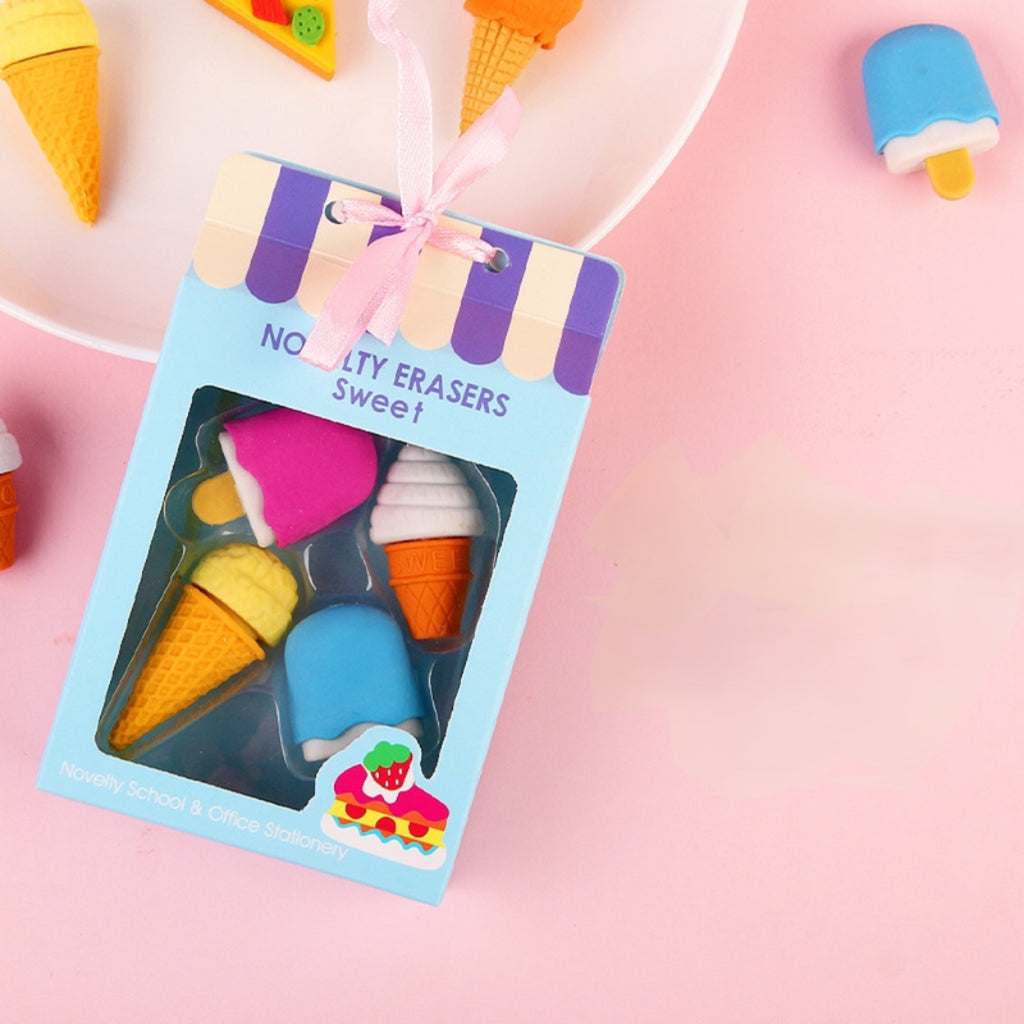 Dessert Themed Eraser Set