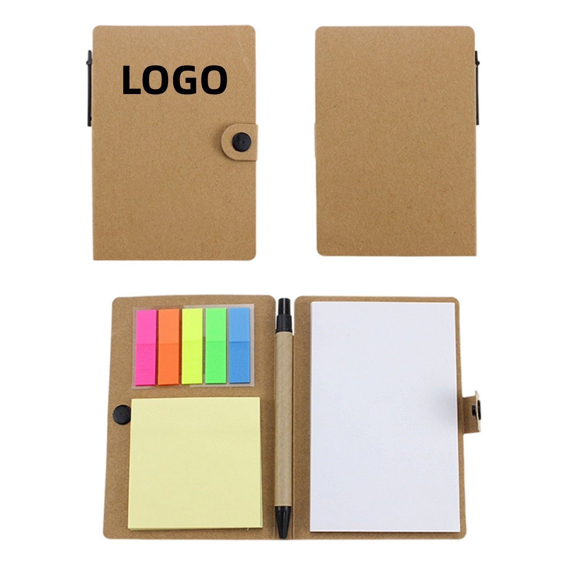 Notebooks W/Sticky Notes Flags And Pen
