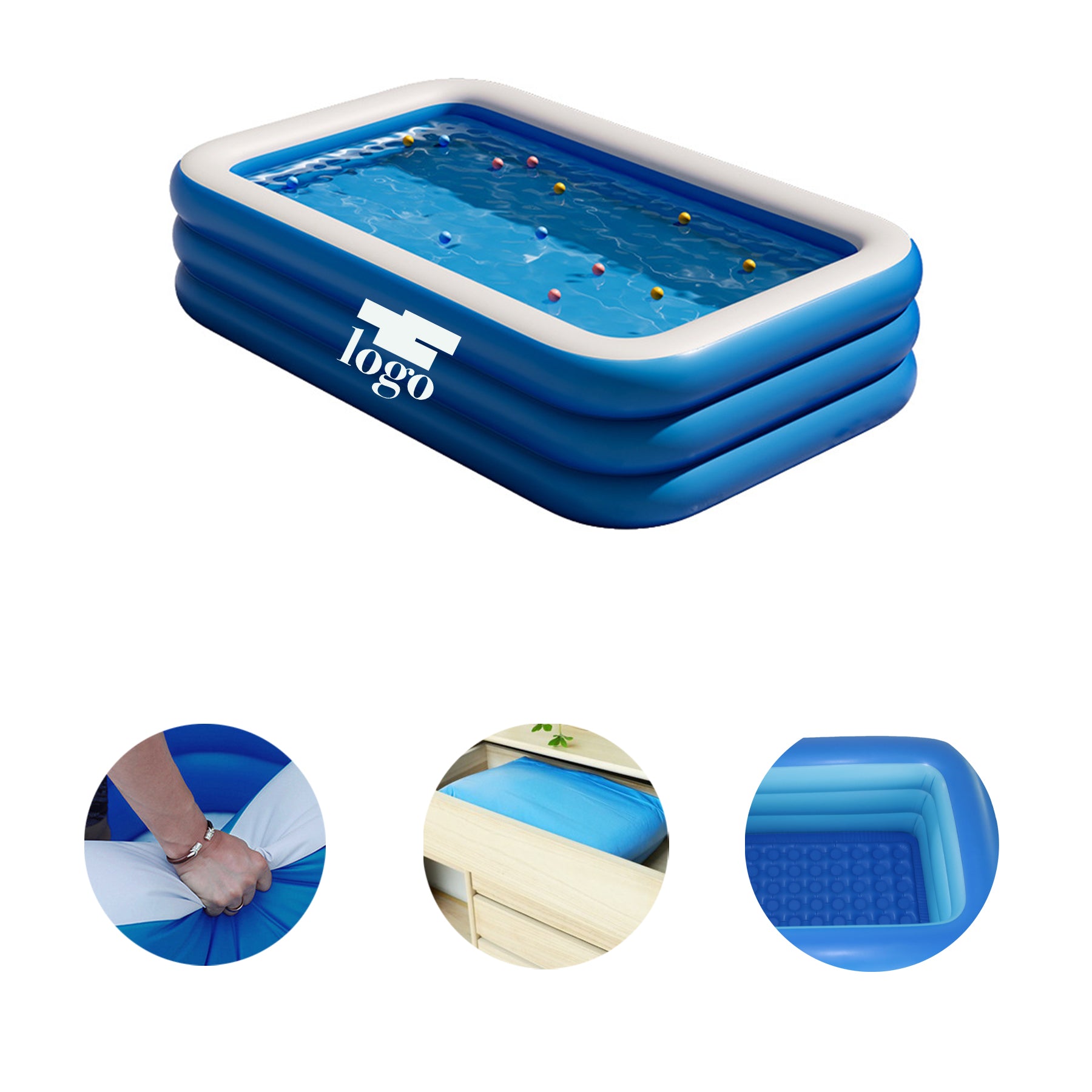 Home Outdoor Thickened Inflatable Pool