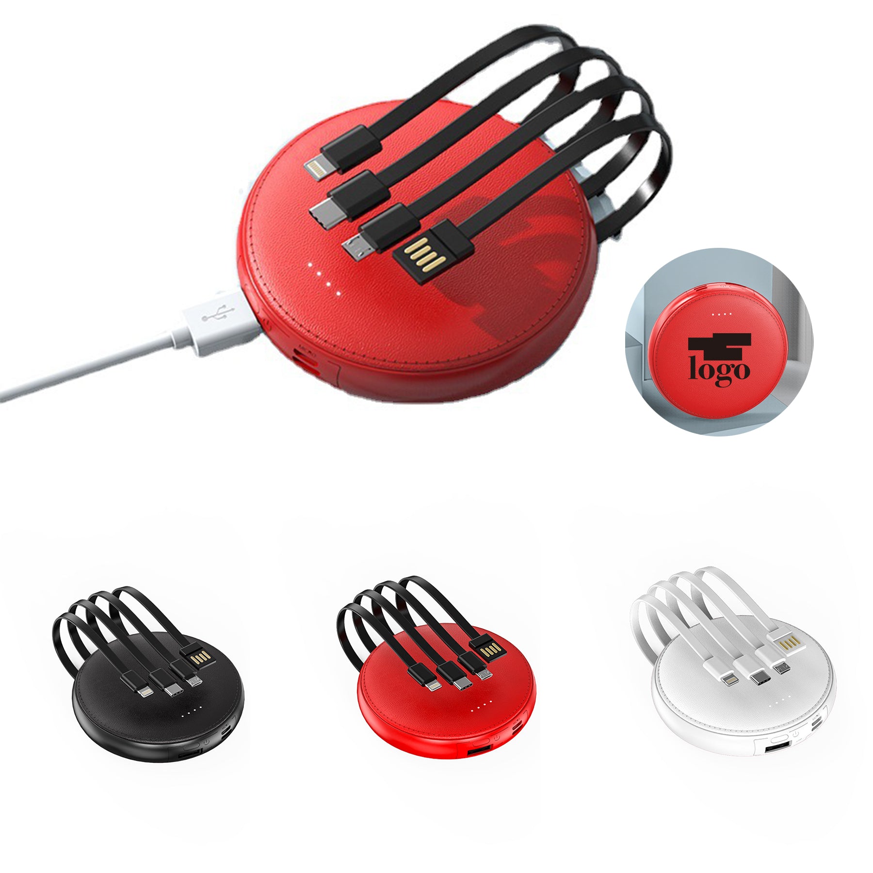 Portable Round Power Bank