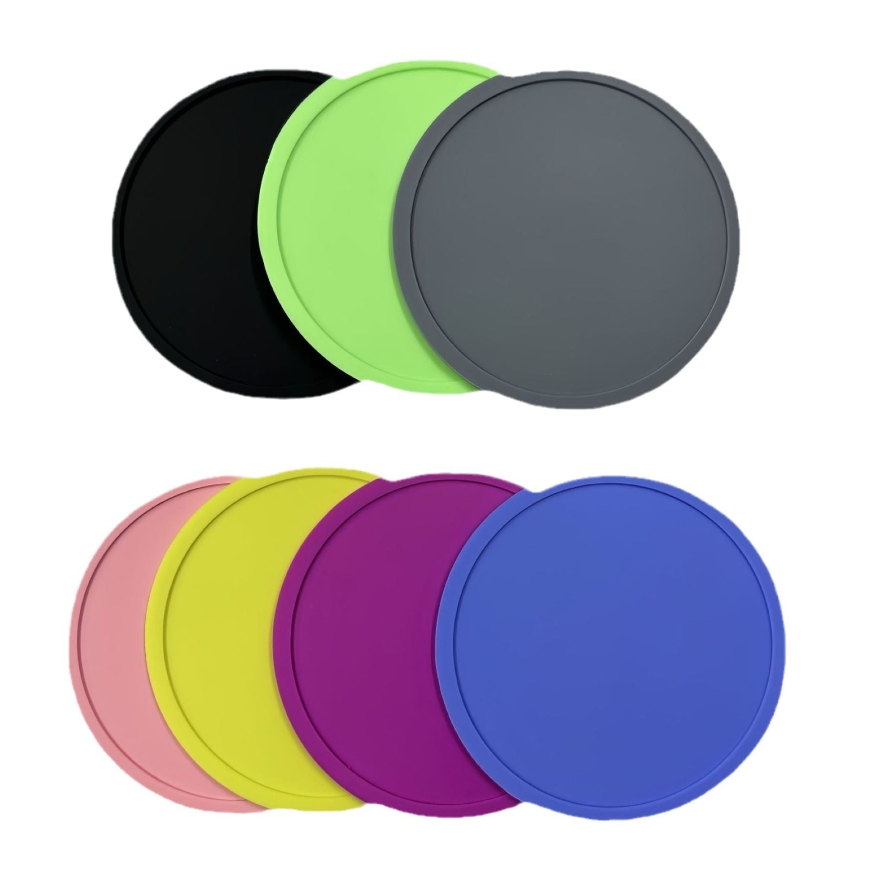 Round Soft Silicone Cup Mat
