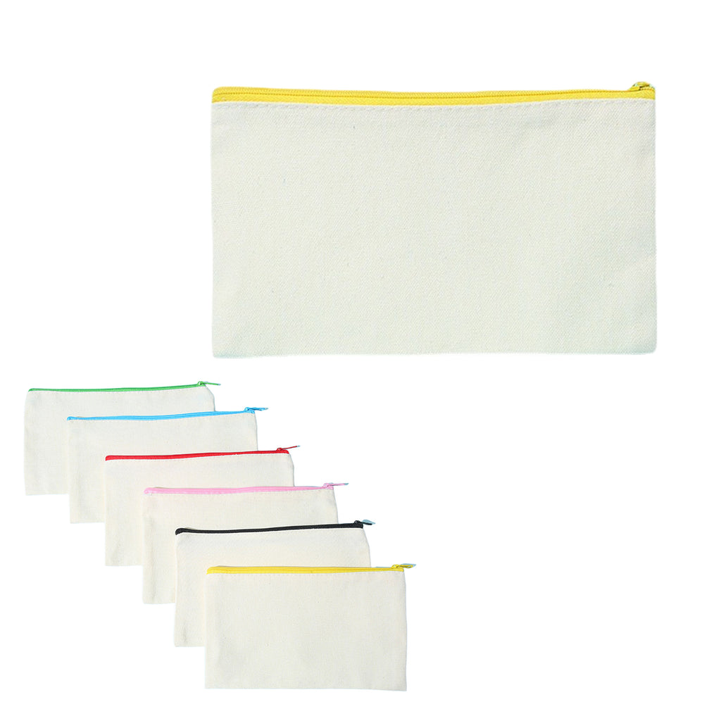 Zippered Canvas Tote Bag