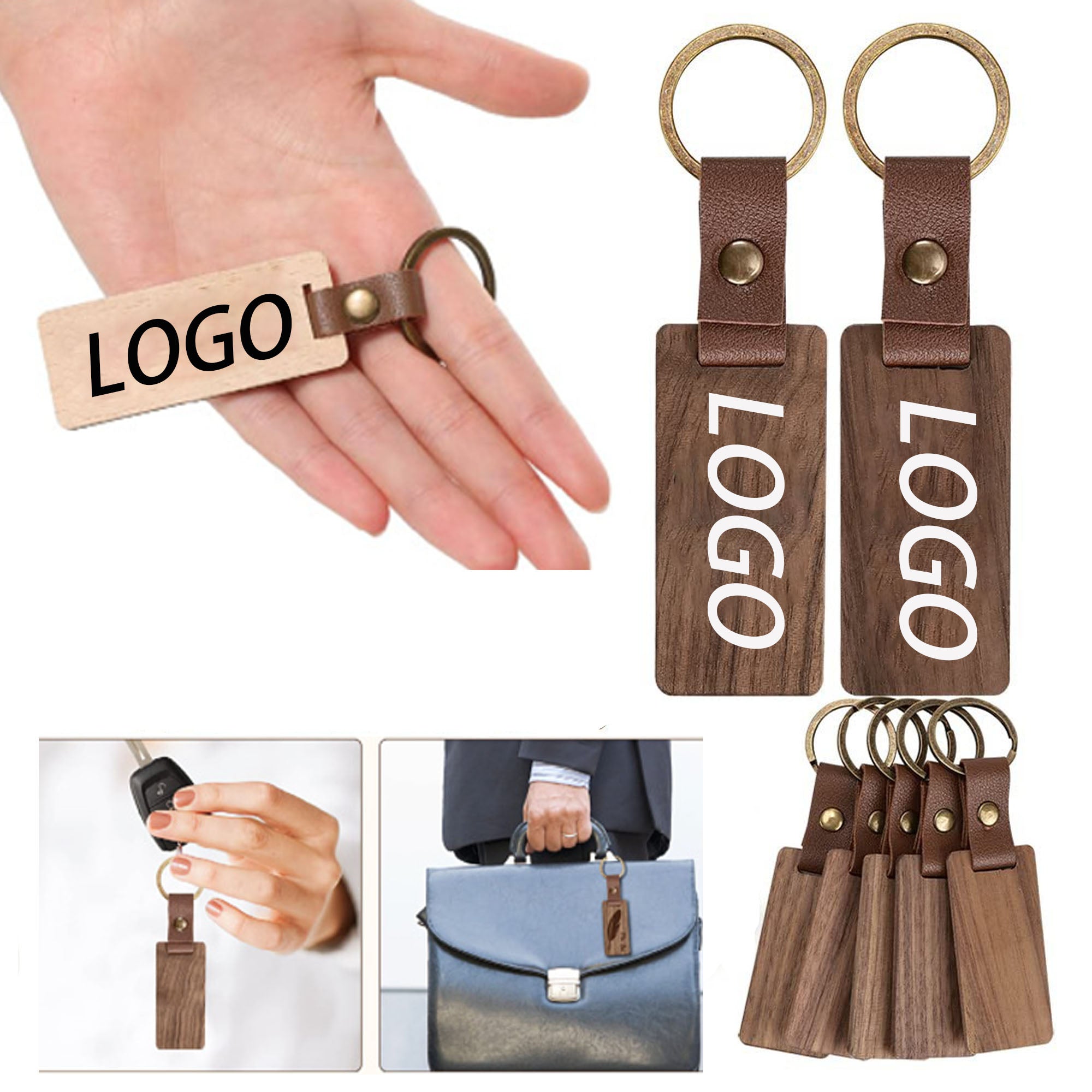 Blank Wooden Keychain