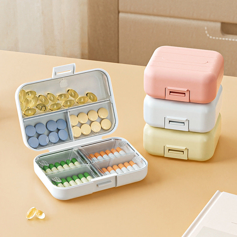 Portable Compartmentalized Pill Box