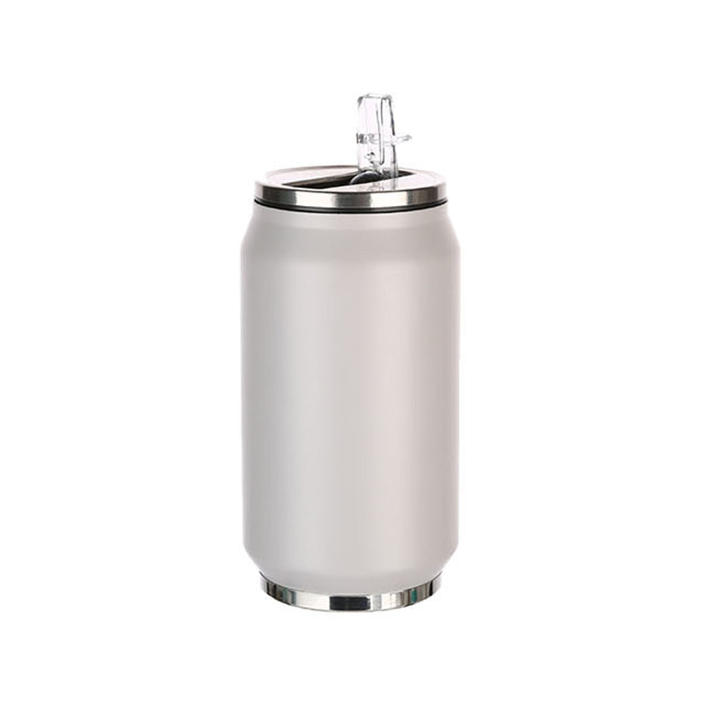 Stainless Steel Vacuum Cola Can Tumbler With Straw