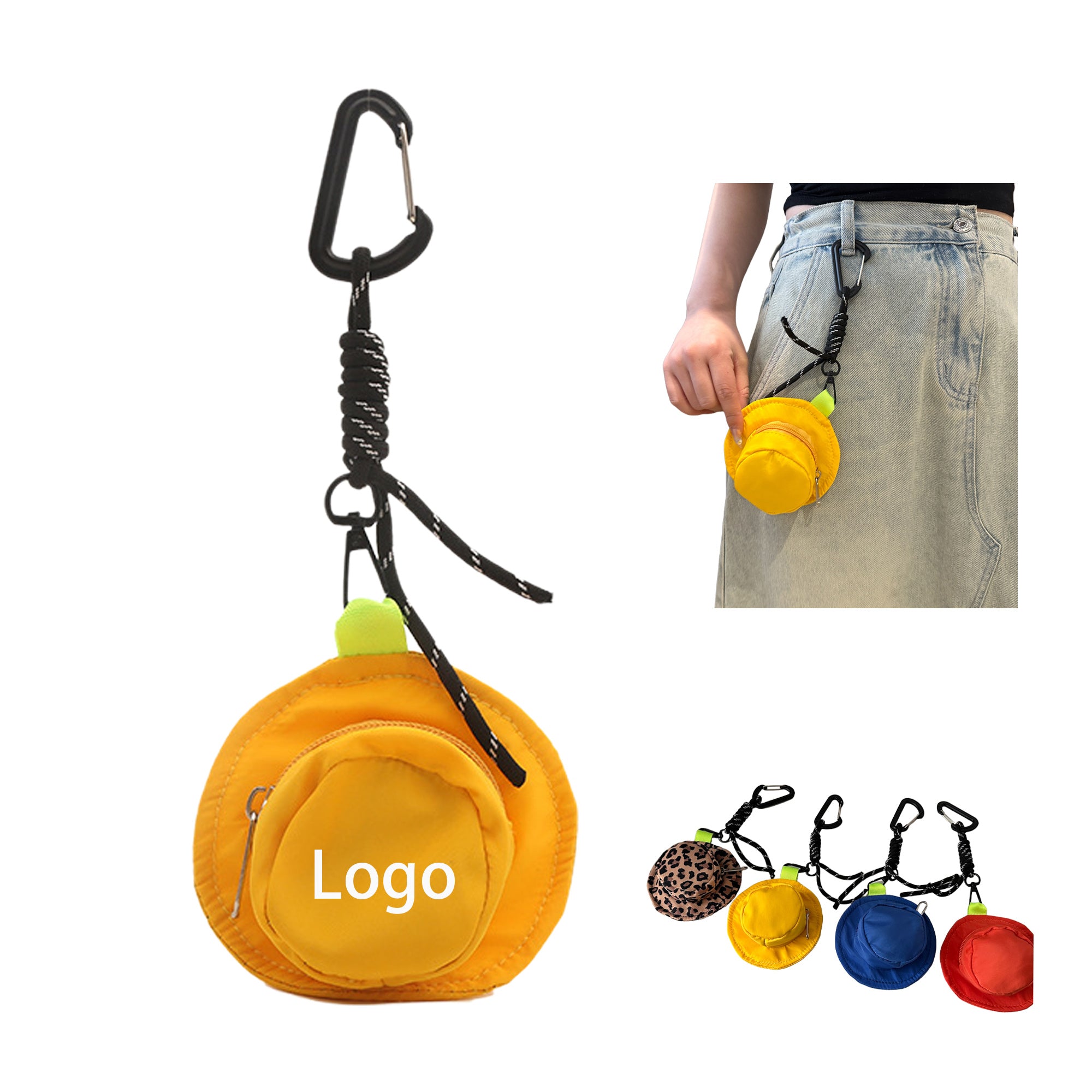 Portable Fisherman Hat Shaped Pouch