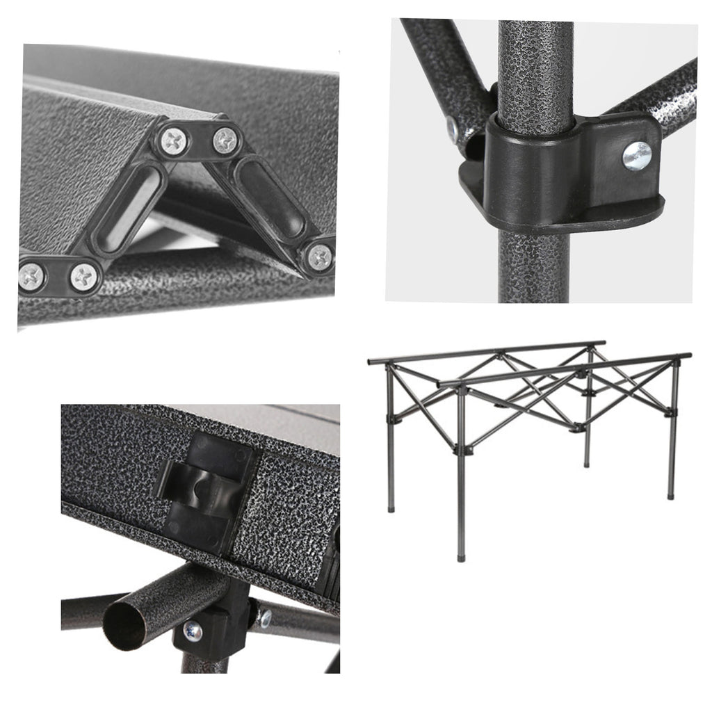 Collapsible Outdoor Picnic Metal Table