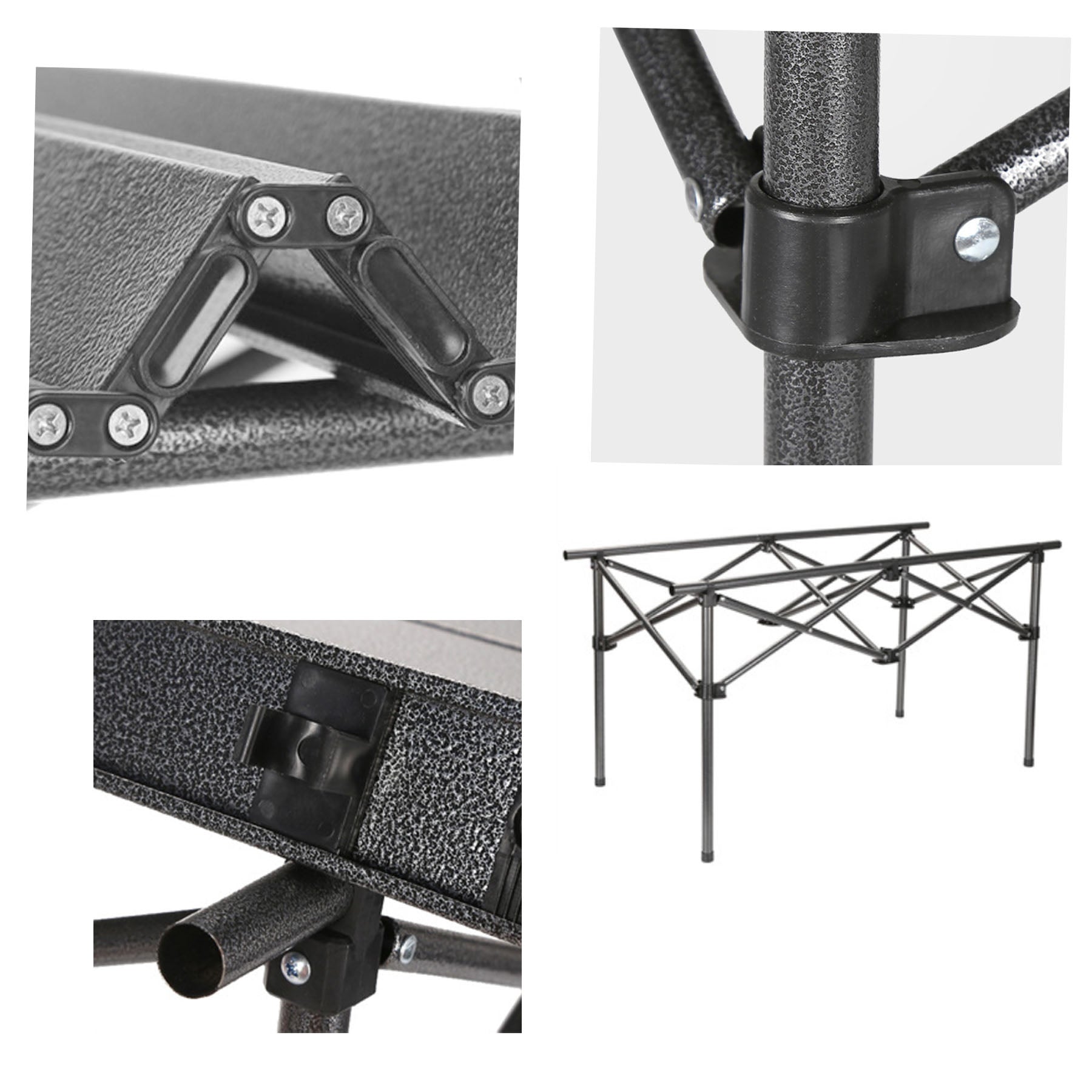 Collapsible Outdoor Picnic Metal Table
