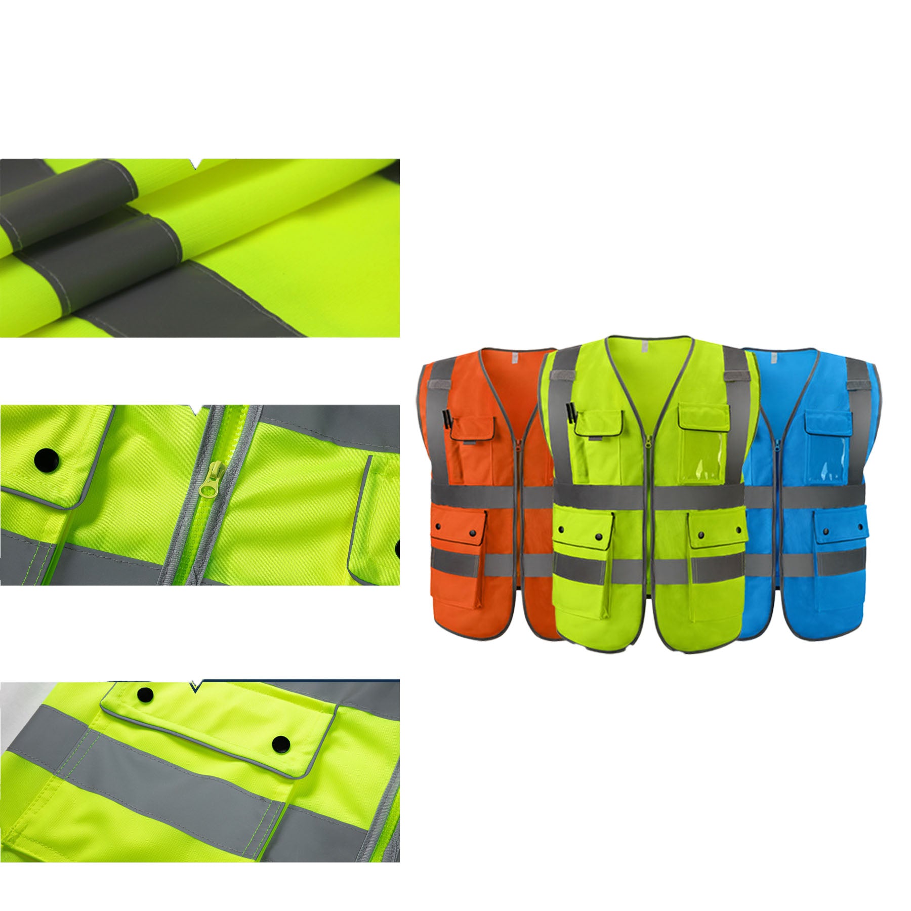 High-Visibility Multi-Pocket Vest