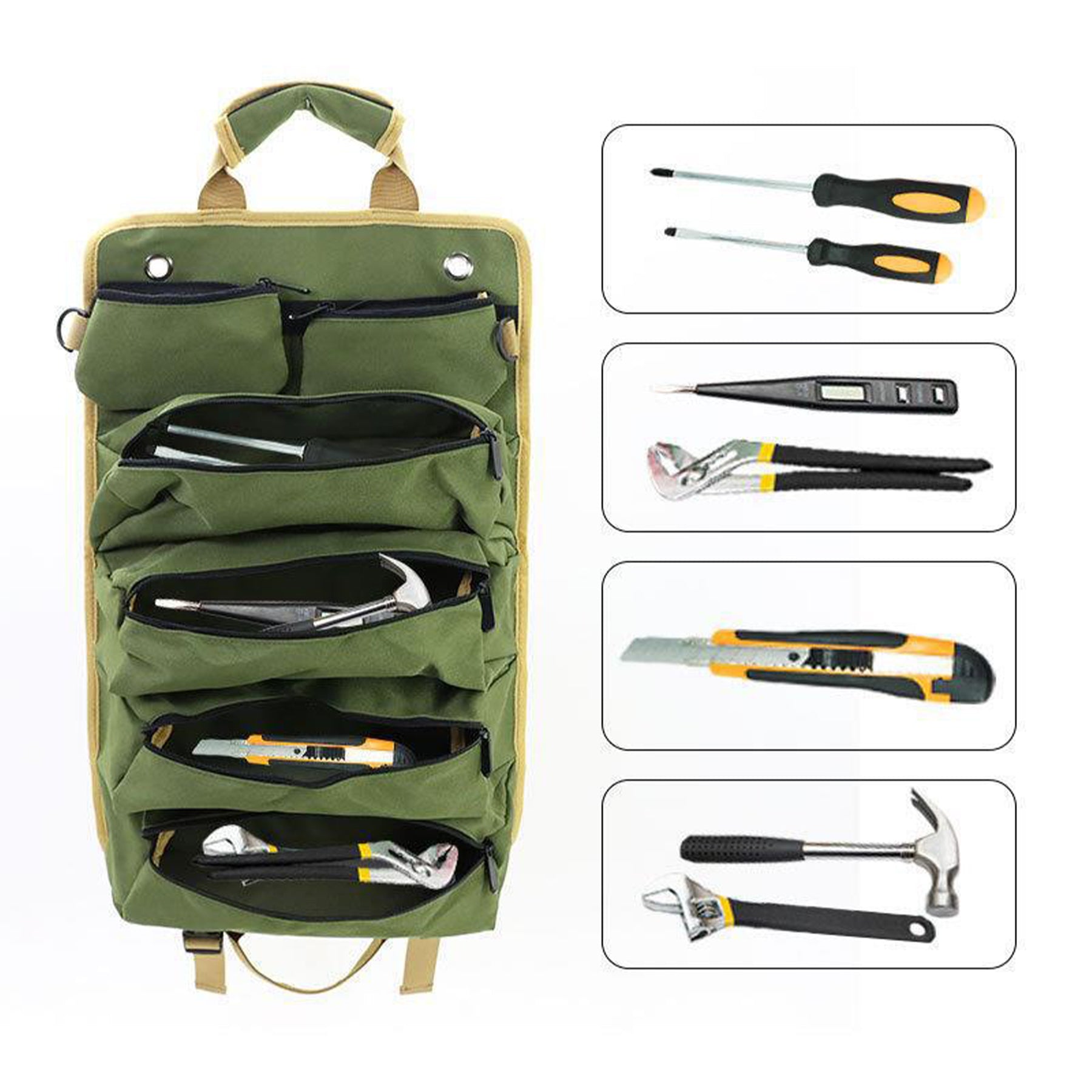 Roll-Up Oxford Cloth Electrician Bag