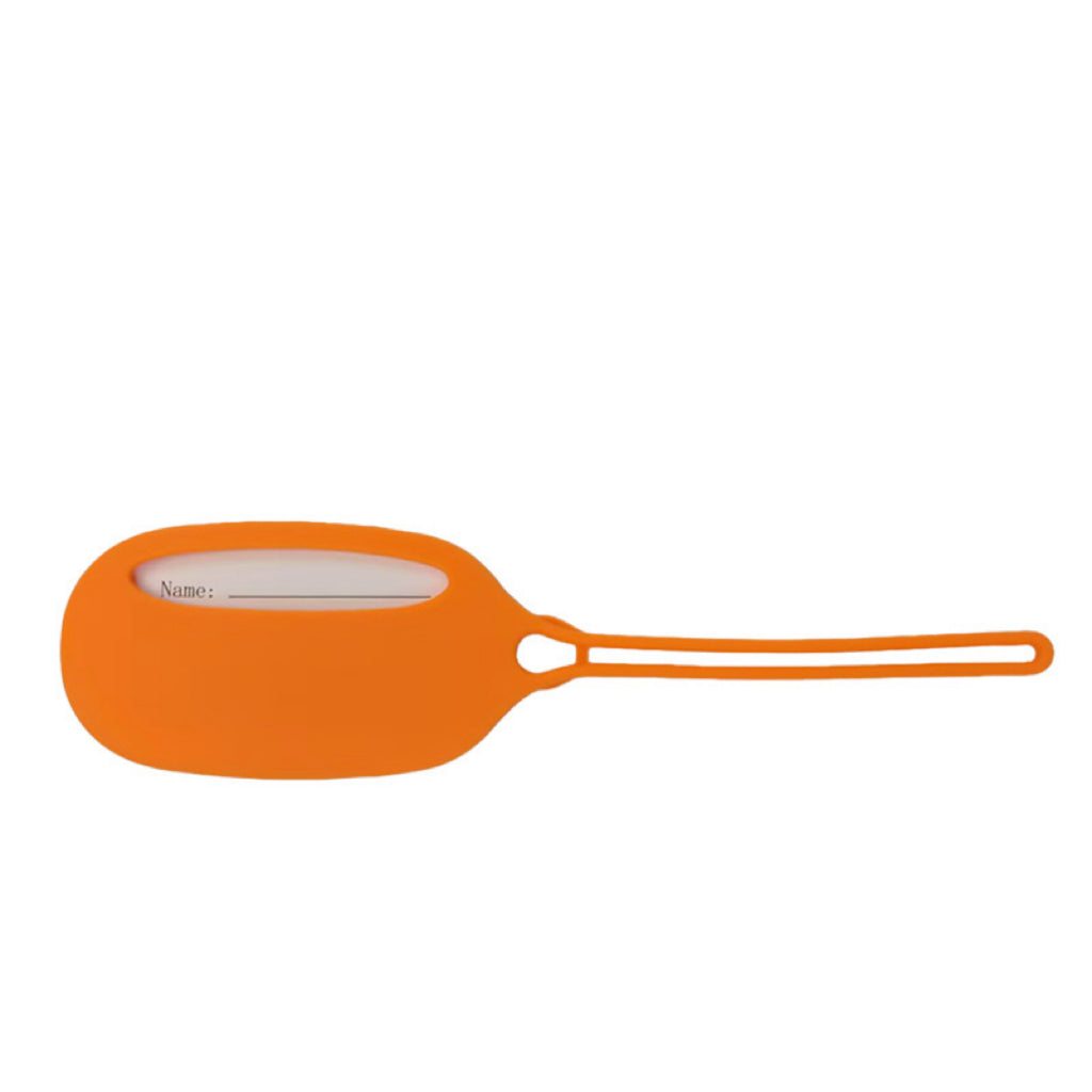 Oval Silicone Luggage Tag