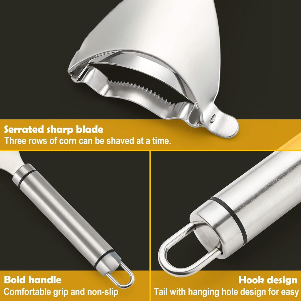 StainlessSteel Corn Kernel EZ Sheller