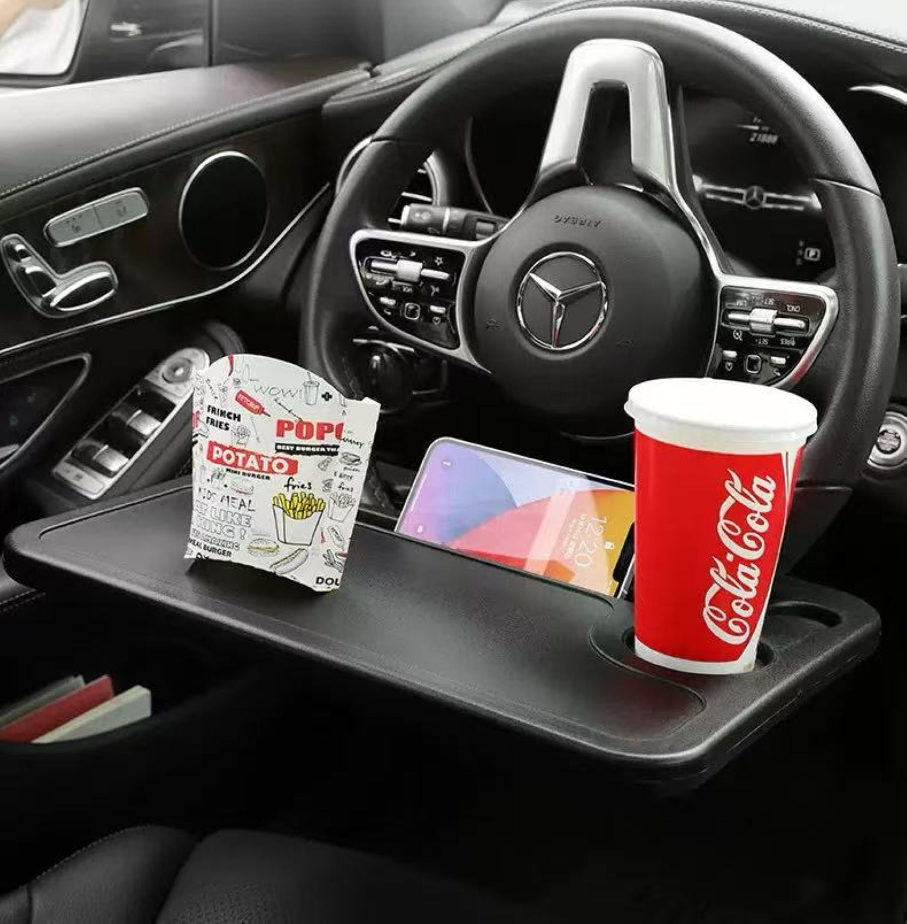 Vehicle-Mounted Steering Wheel Support Rack