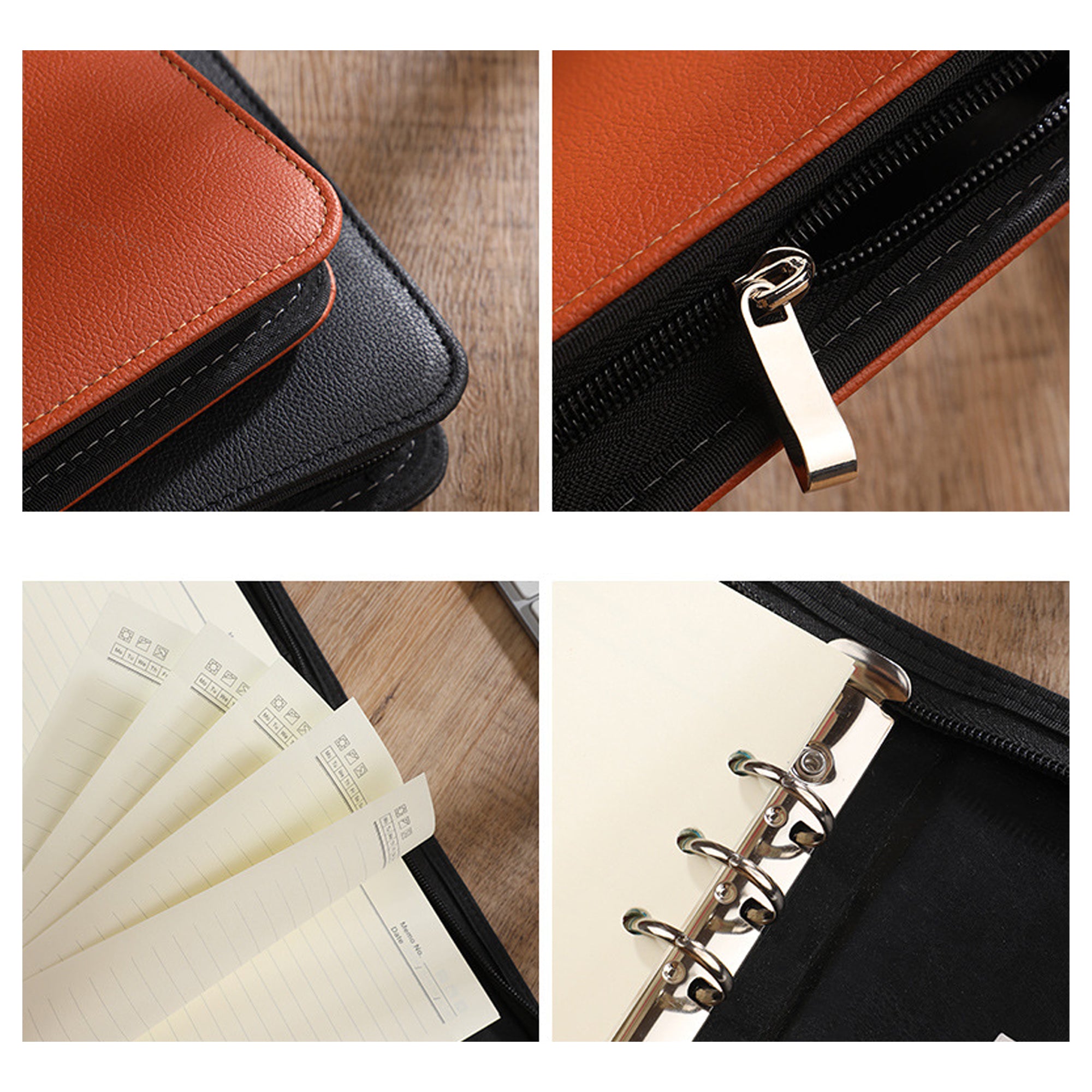 Deluxe Padfolio With Zipper