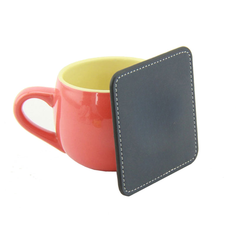 PU Square Leather Coaster