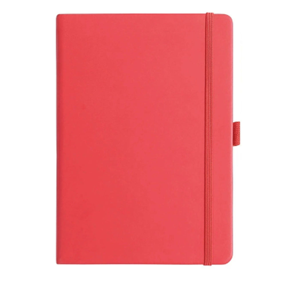 A5 Notebook, Eye-Care Lined Journal with Bookmark Ribbon