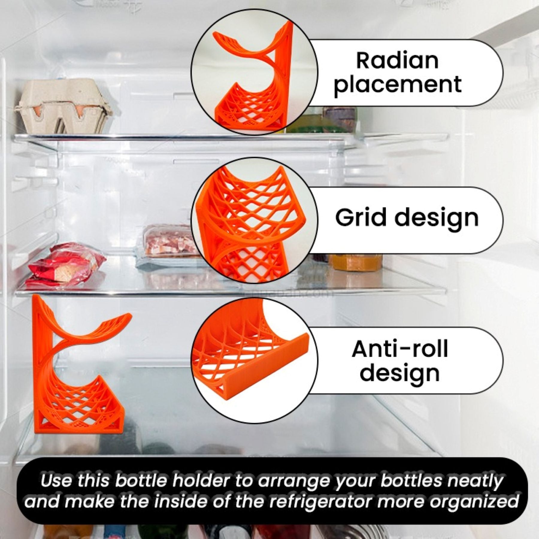 Refrigerator Bottle Rack