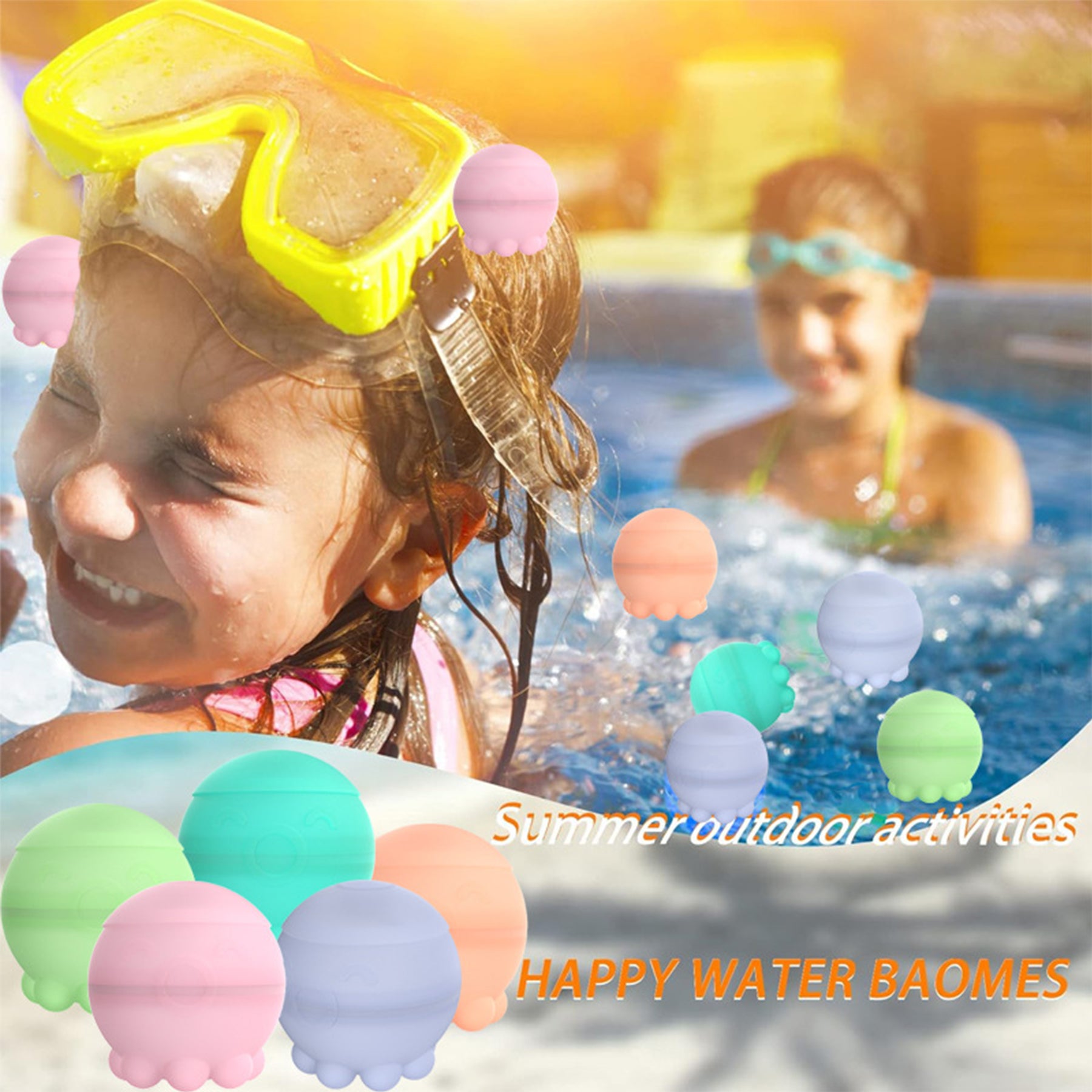 Quick Filling Silicone Water Ball Toy