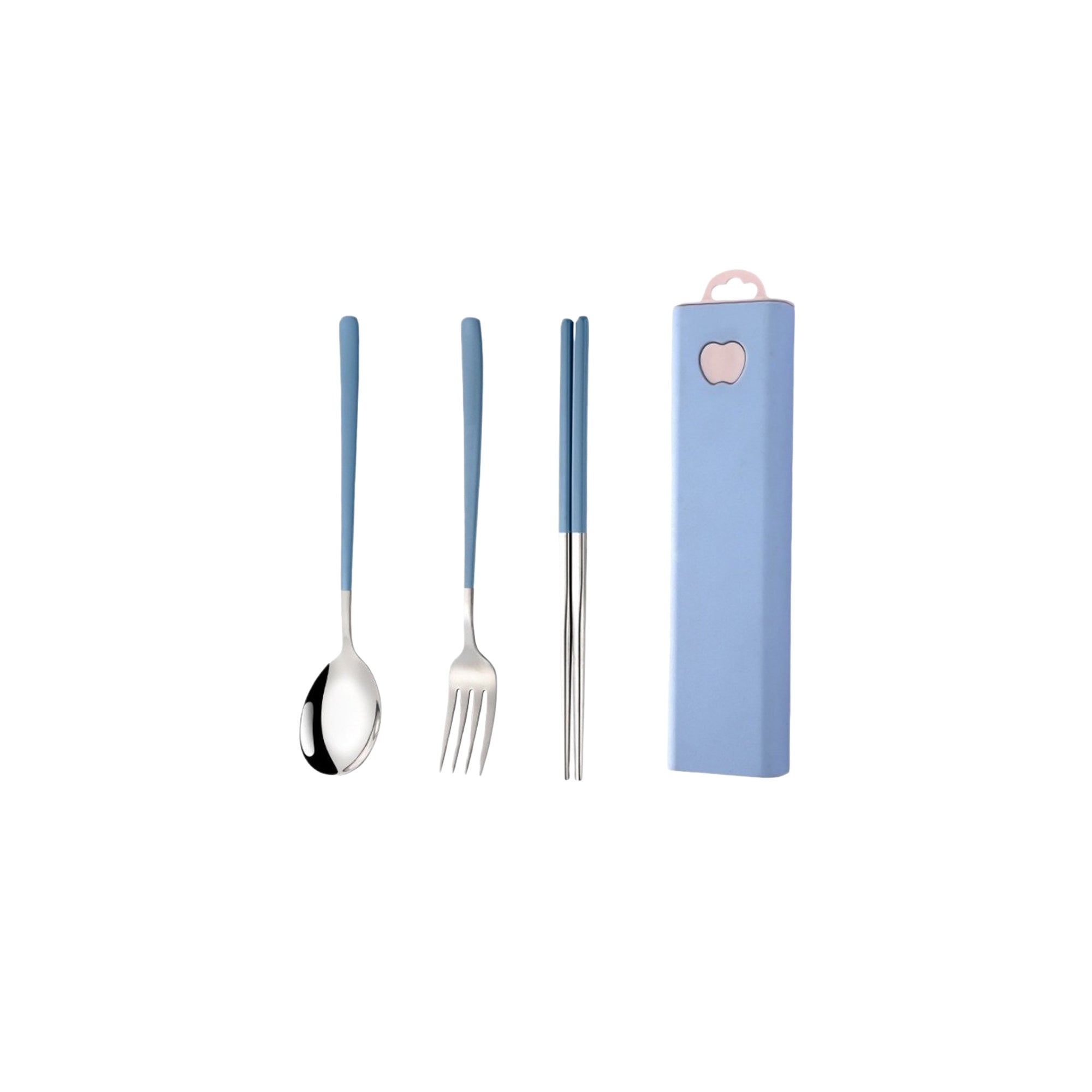 Stainless Steel Utensil Set-Spoon, Fork & Chopsticks