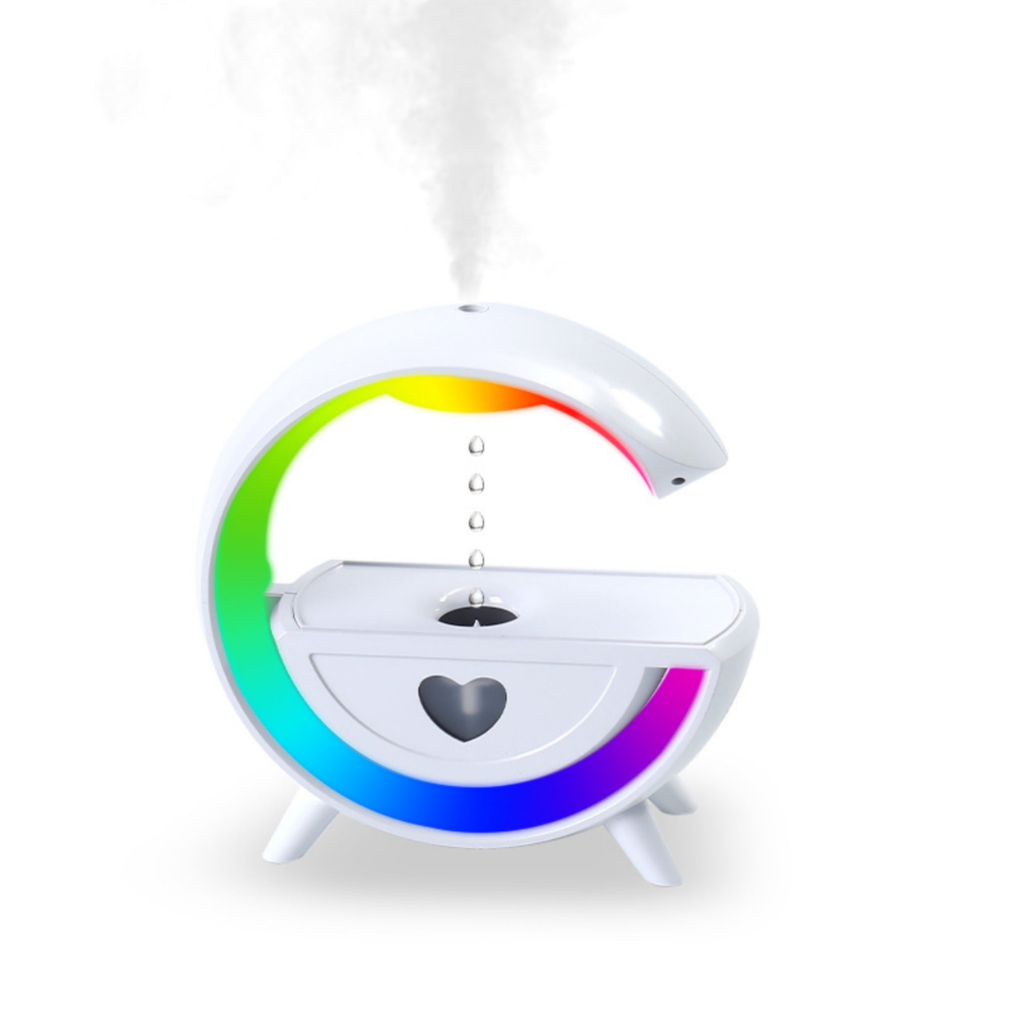 Gravity Defying Humidifier Bluetooth Speaker Rgb Light