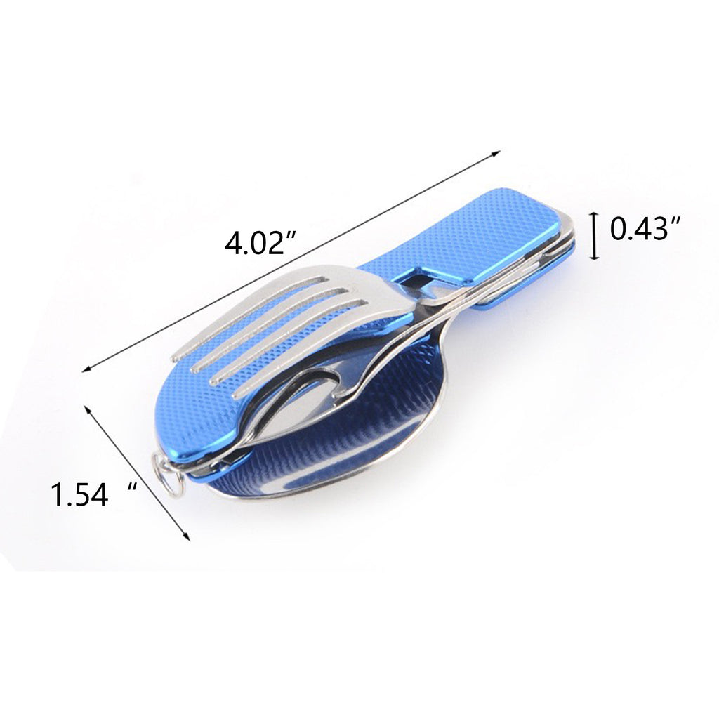 Camping Folding Detachable Knife And Fork And Spoon Set