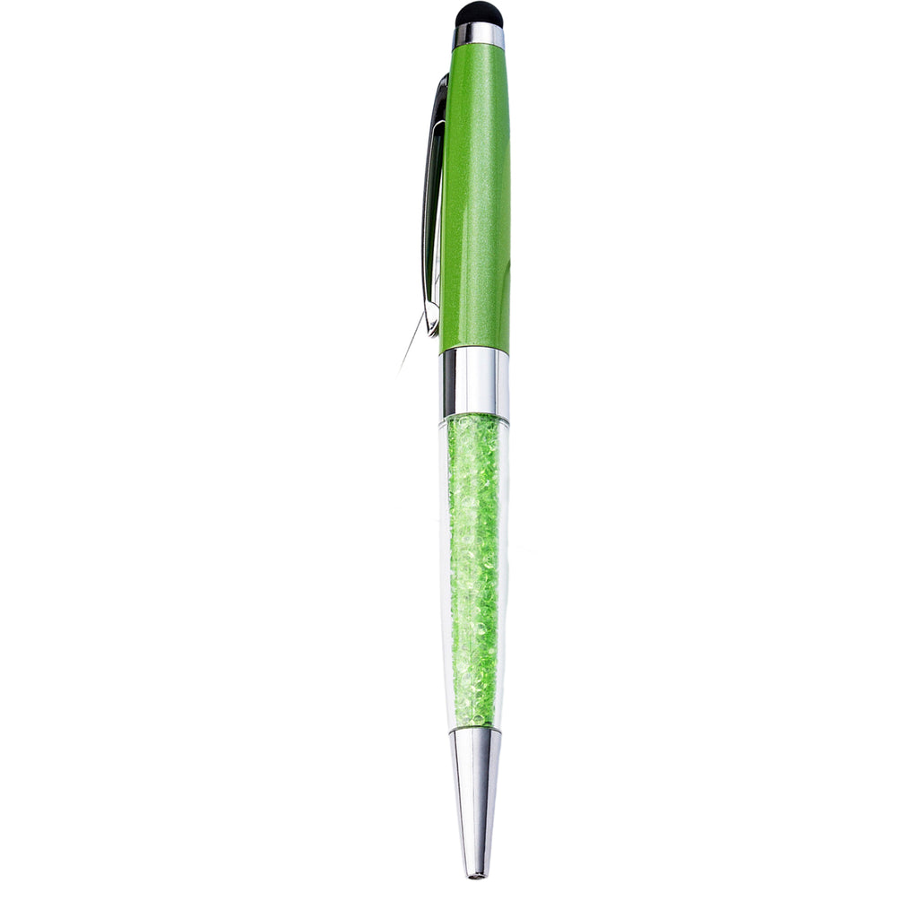 Crystal Ballpoint Pen With Stylus