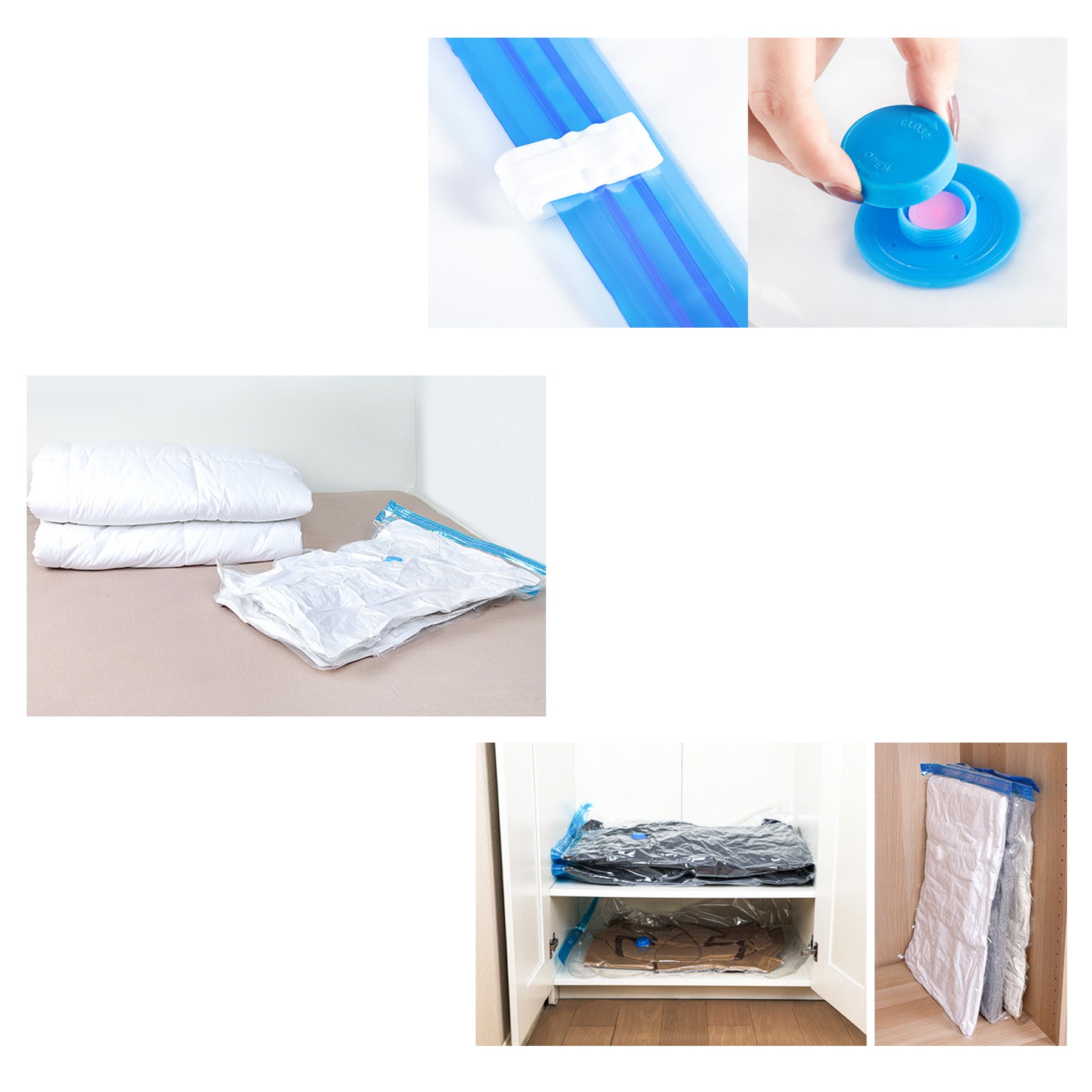 Transparent Suction Compression Bag