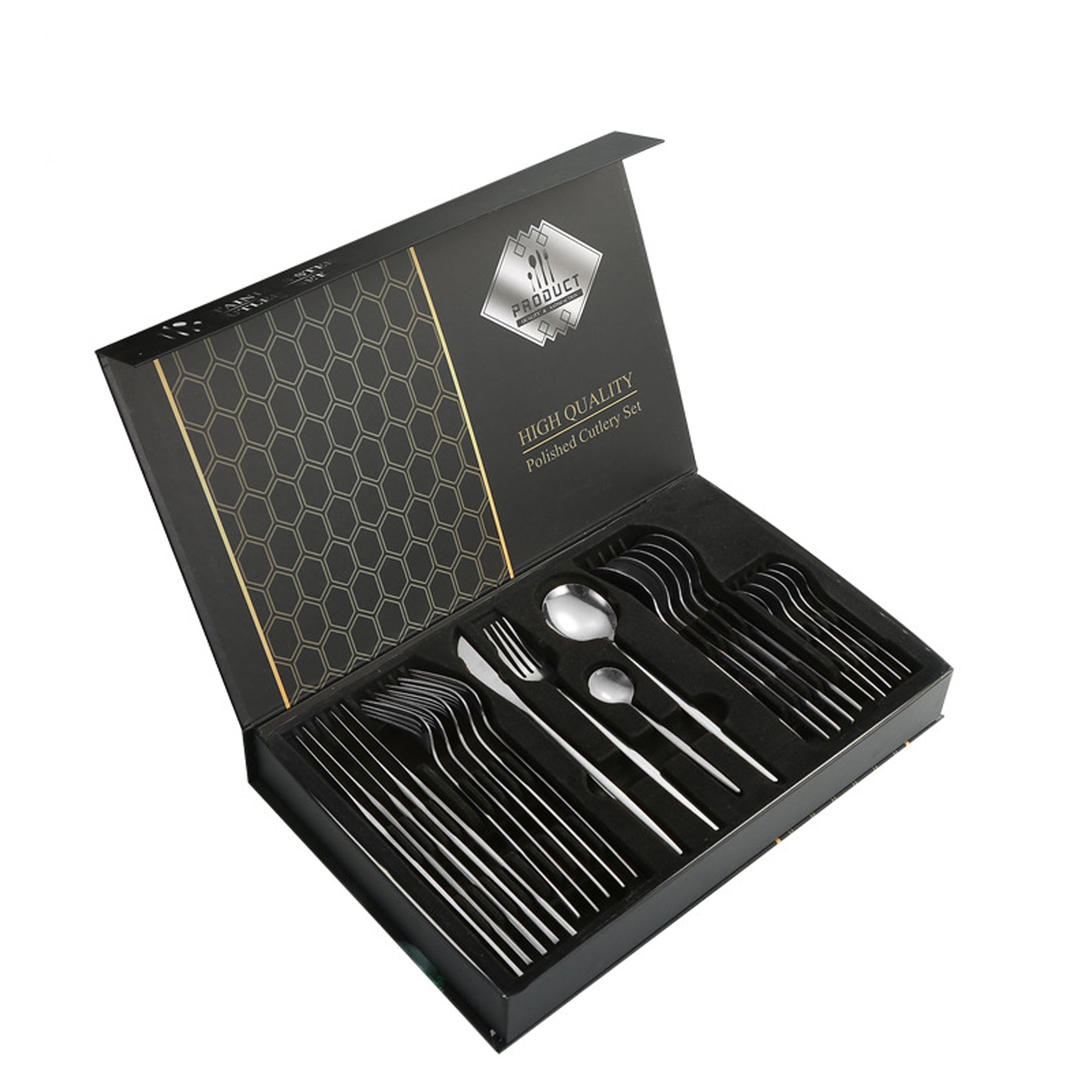 Stainless Steel Cutlery 24-Piece Set