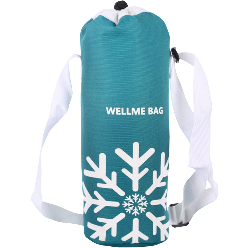 Insulated Aluminum Foil Crossbody Bottle Cup Holder