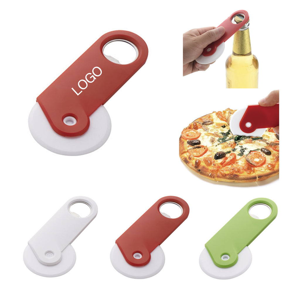 Pizza Roller Cutter with Bottle Opener