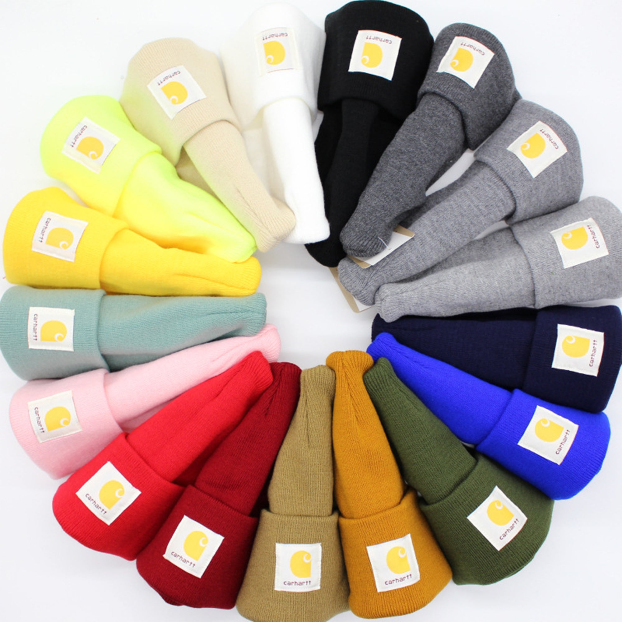 Knit Cuffed Beanie/ Knitted Caps