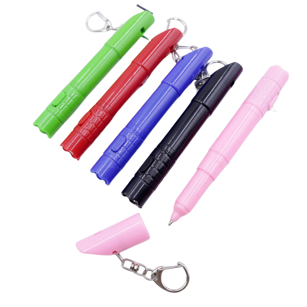 Led Whistle Pen With Lanyard