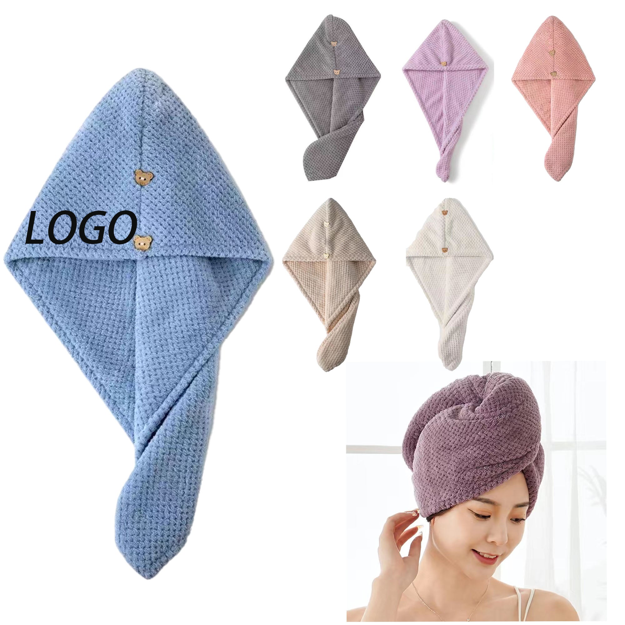 Anti-Frizz Super Absorbent Hair Towel