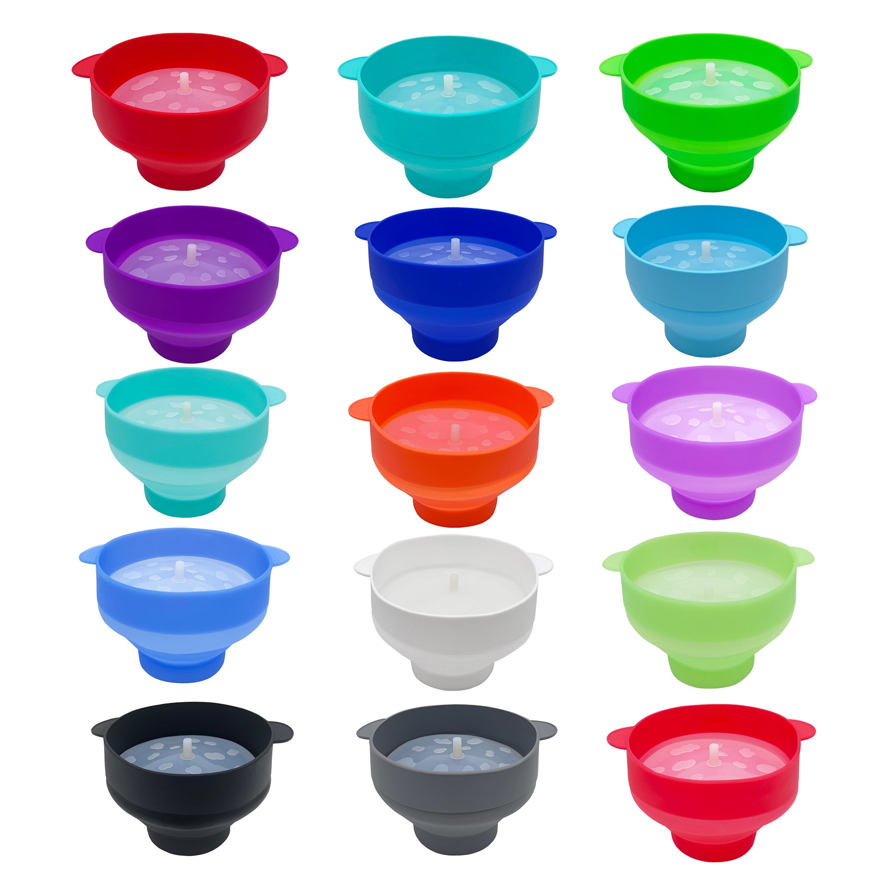 Silicone Popcorn Bowl With Lid
