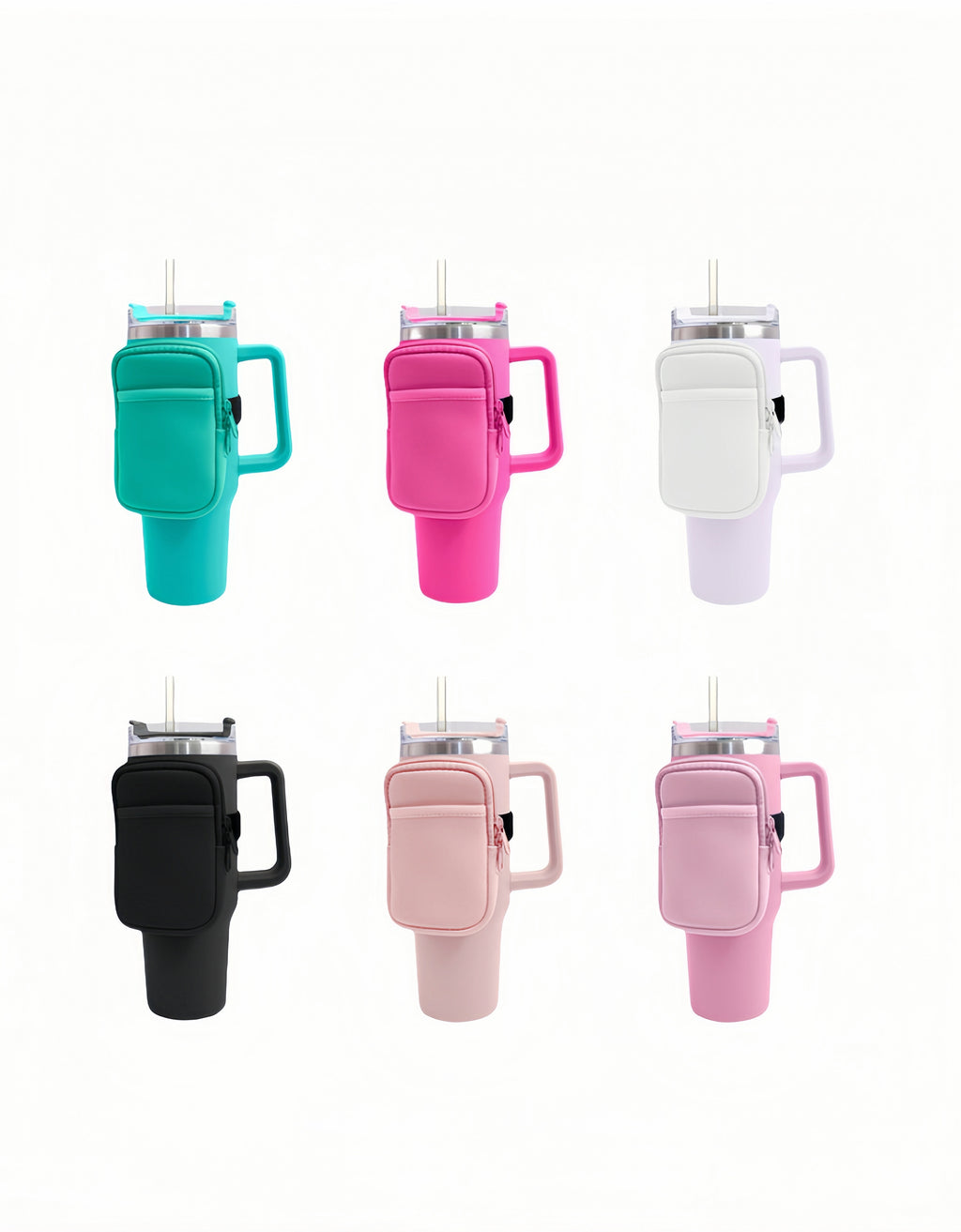 Multicolored And Dynamic Portable Water Bottle Sleeve