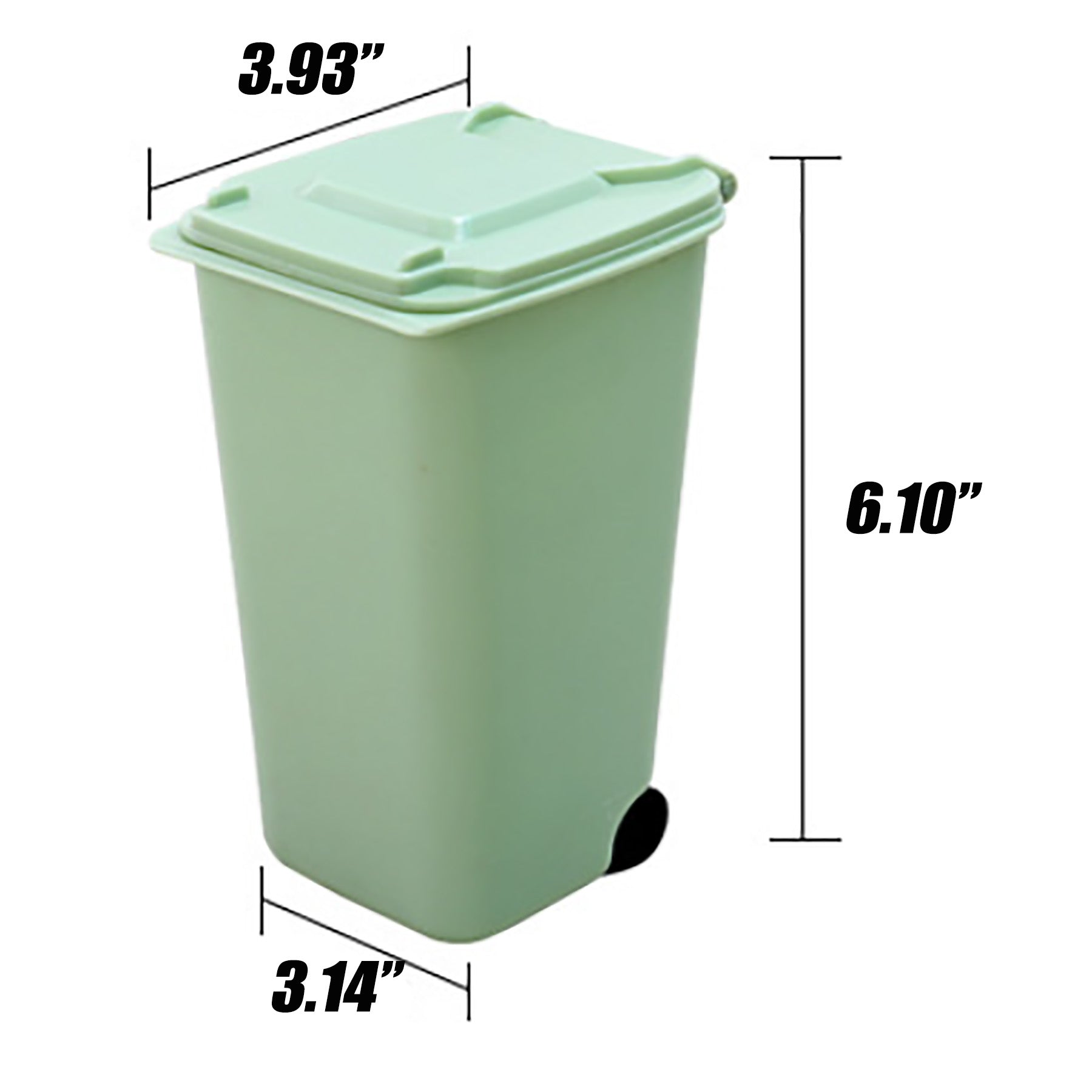 Mini Plastic Desktop Trash Can Creative Pen Case