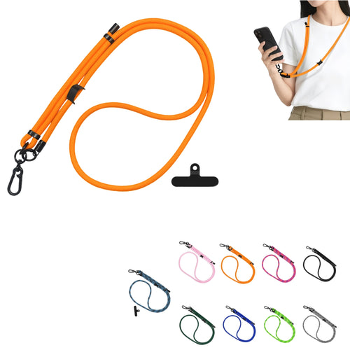 8mm Polyester Phone Lanyard Adjustable Crossbody Anti Loss