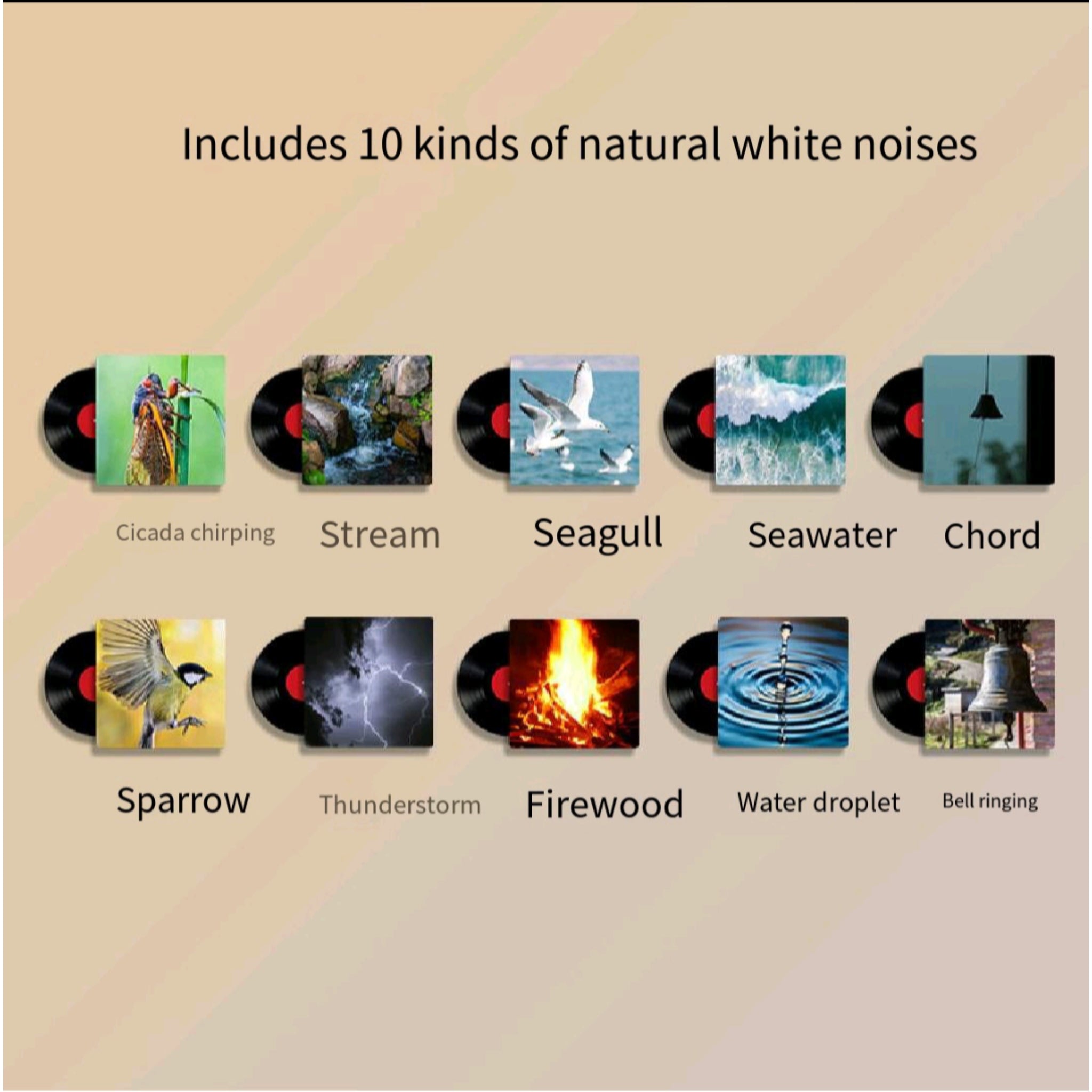 Baby Sound Machine White Noise Night Light Sleep Timer Calm
